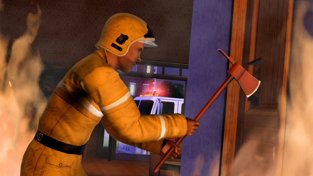 the-sims-3-ambitions-firefighter-fire-axe-gameplay-screenshot