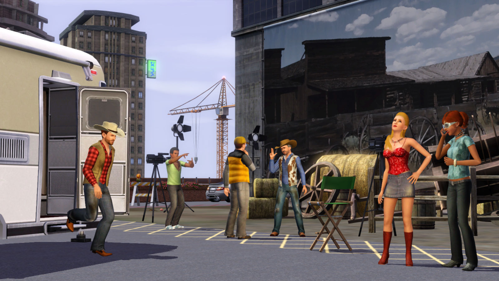 the-sims-3-late-night-film-set-cowboy-scene