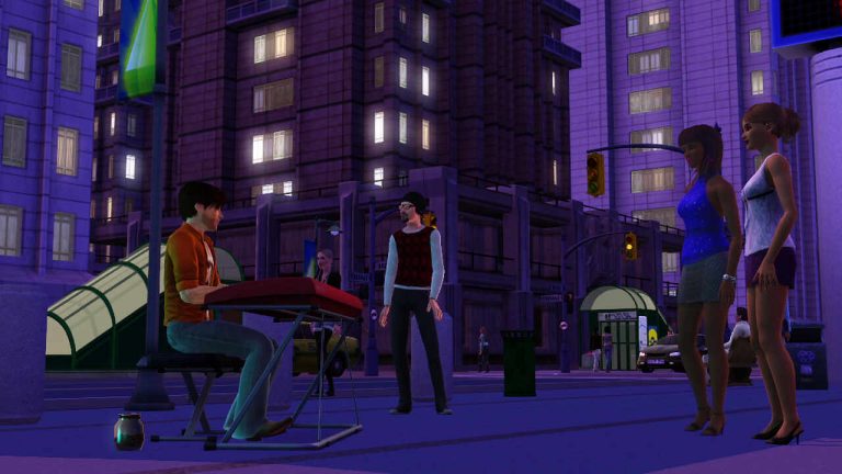 thesims3_latenight_street_piano