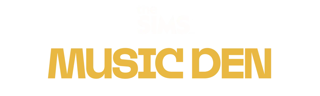 The Sims 4 Music Den English logo