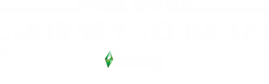 The Sims 4 Star Wars Journey to batuu logo english