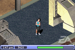 the-sims-2-gba-black-cat-outdoor-encounter-screenshot