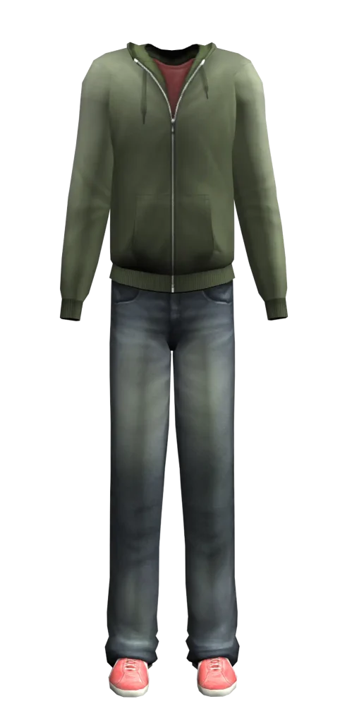 the-sims-2-hm-fashion-mens-green-hoodie-jeans-red-sneakers-render