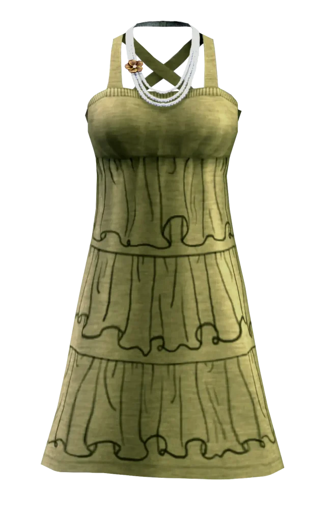 the-sims-2-hm-fashion-olive-green-layered-dress-render