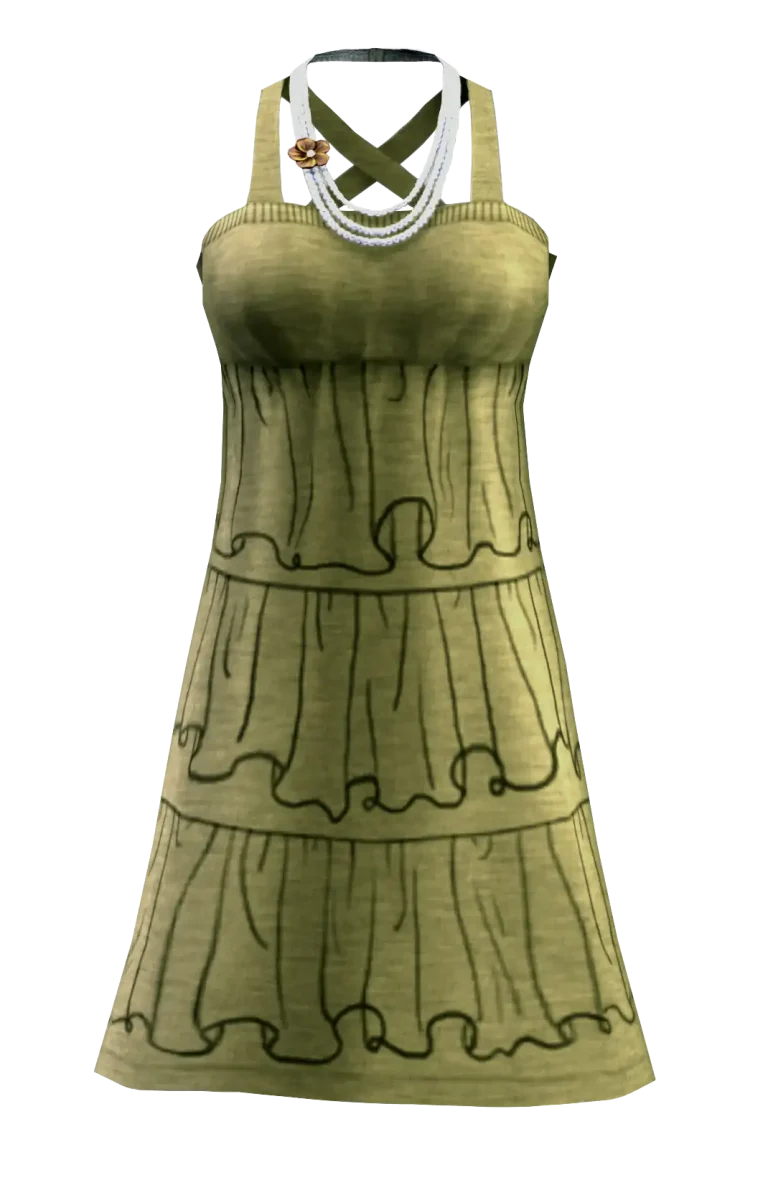 the-sims-2-hm-fashion-olive-green-layered-dress-render