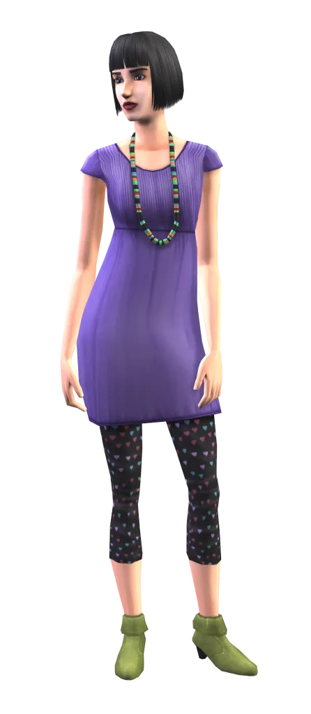 the-sims-2-hm-fashion-woman-purple-dress-heart-leggings-render