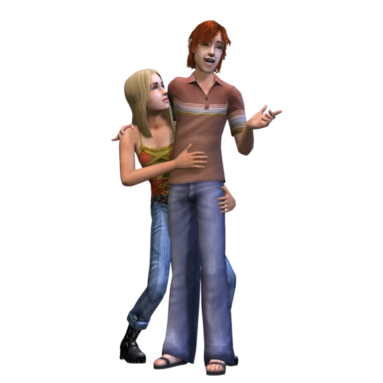 the-sims-2-pleasant-couple-render