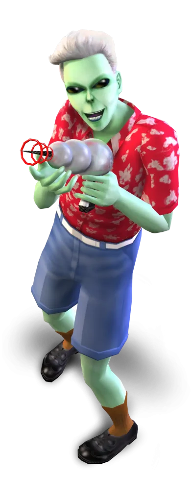the-sims-2-psp-green-alien-ray-gun-render