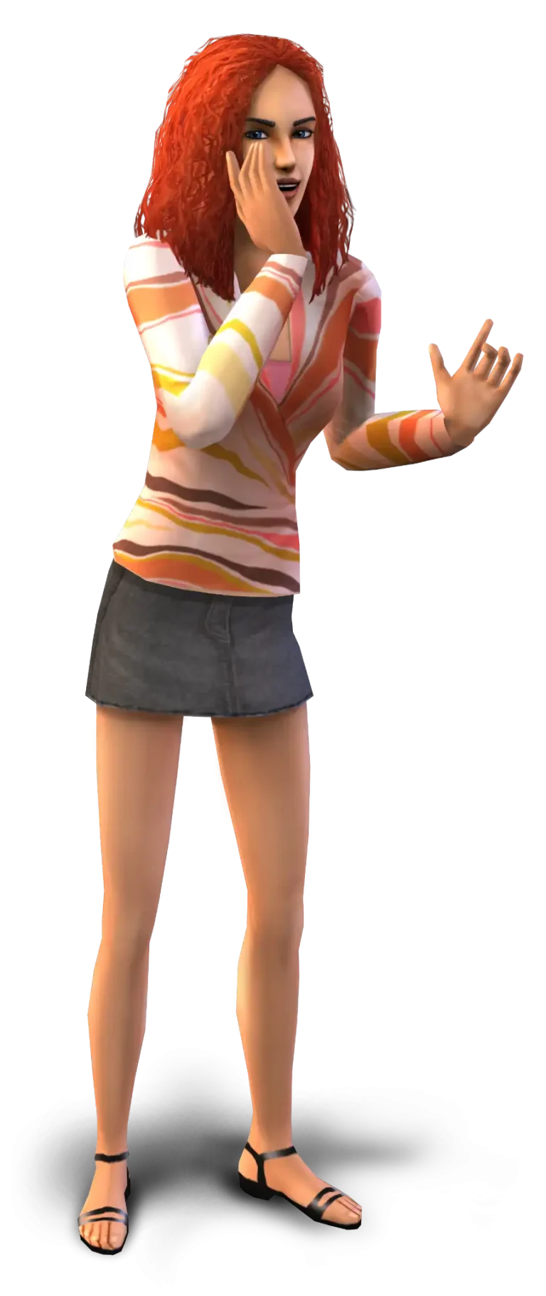the-sims-2-psp-red-haired-woman-whispering-render