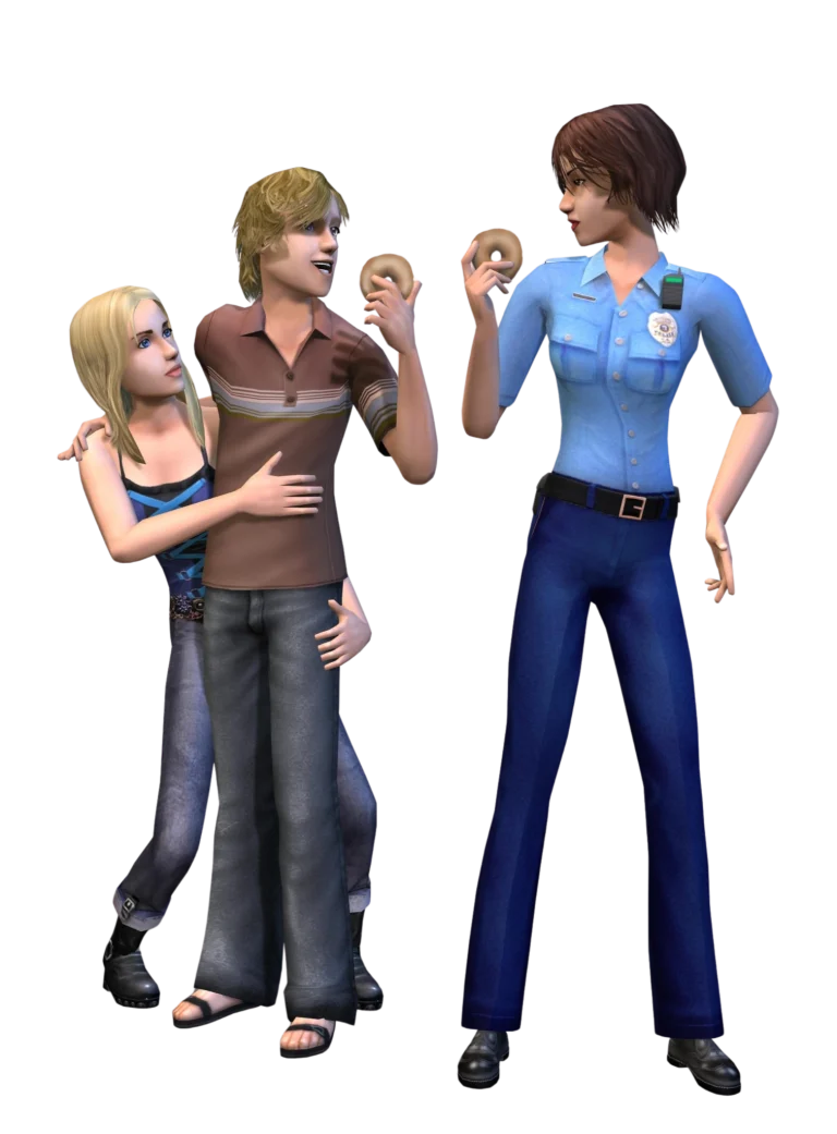 the-sims-2-render-teen-donut-police