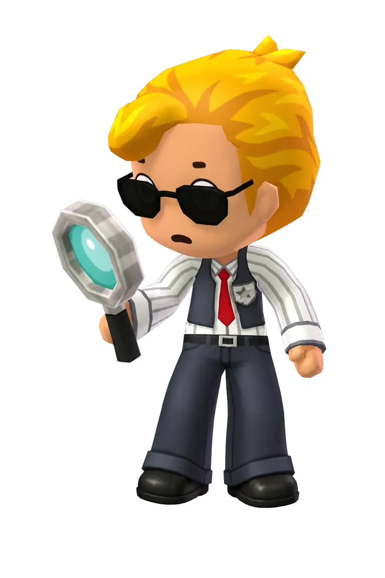 mysims-agents-official-render-blond-detective-with-magnifying-glass