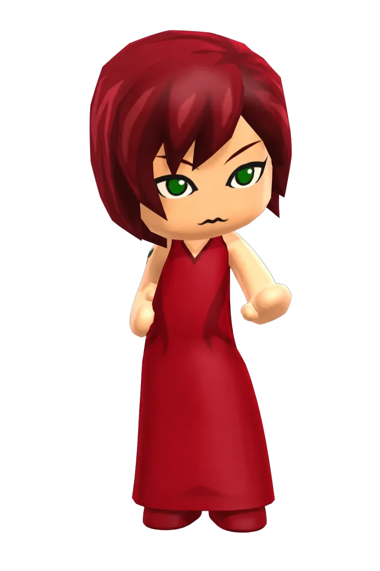 mysims-agents-official-render-red-haired-woman-red-dress