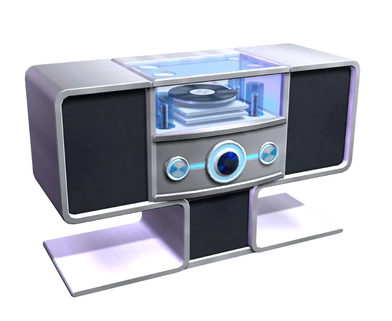 the-sims-2-glamour-life-stuff-render-futuristic-silver-stereo-system