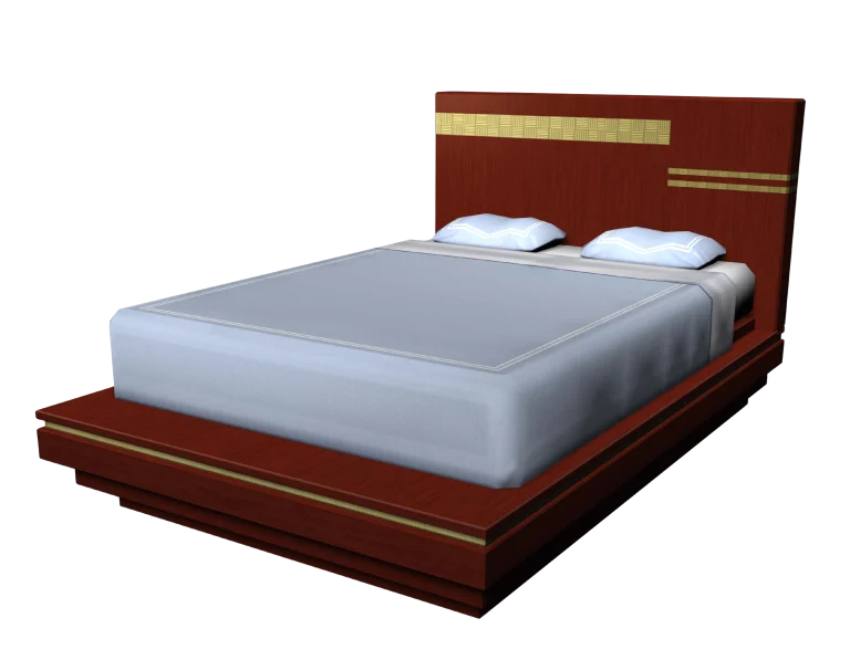 the-sims-2-glamour-life-stuff-render-luxury-dark-wood-double-bed