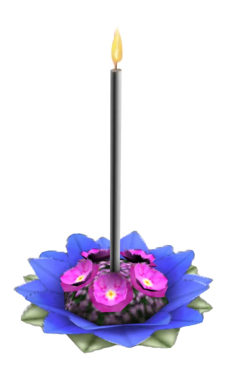 the-sims-2-happy-holiday-stuff-render-floating-candle-flower-centerpiece