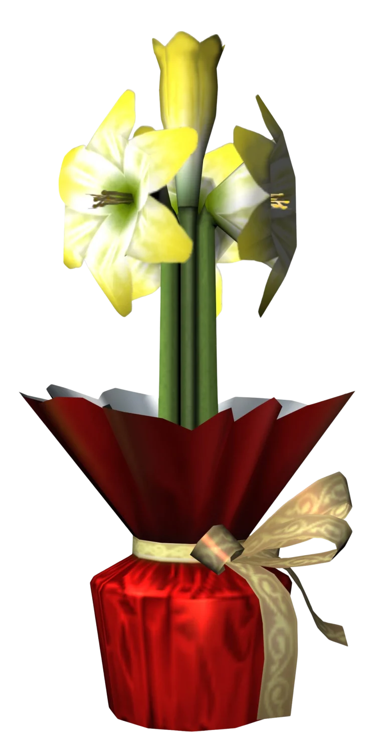 the-sims-2-happy-holiday-stuff-render-potted-amaryllis-holiday-flower