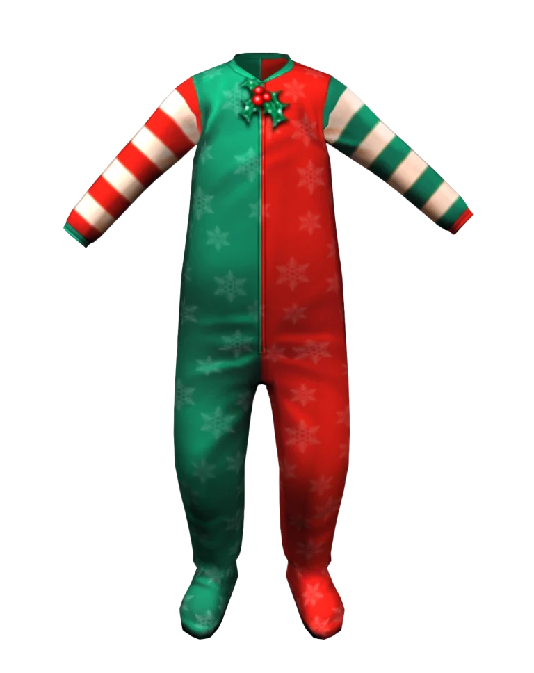 the-sims-2-happy-holiday-stuff-render-red-and-green-elf-pajamas