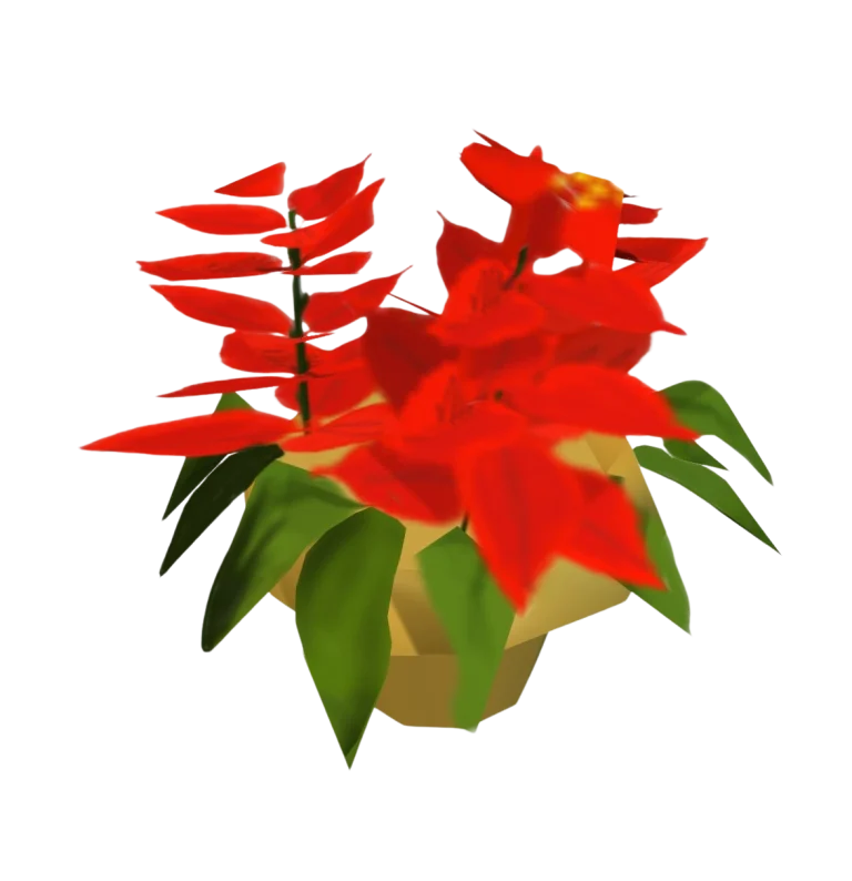 the-sims-2-happy-holiday-stuff-render-red-poinsettia-plant