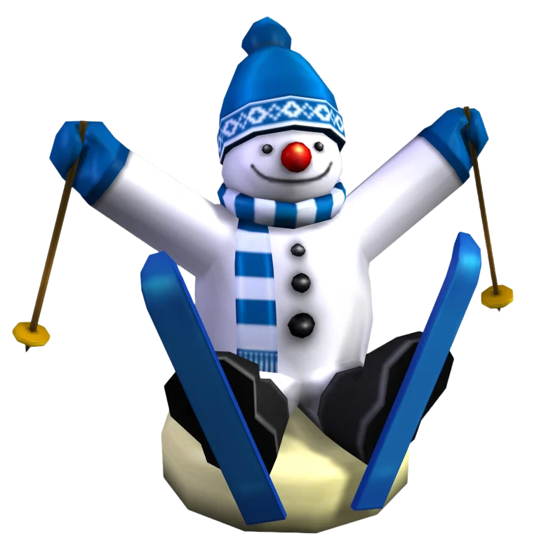 the-sims-2-happy-holiday-stuff-render-skiing-snowman-figurine