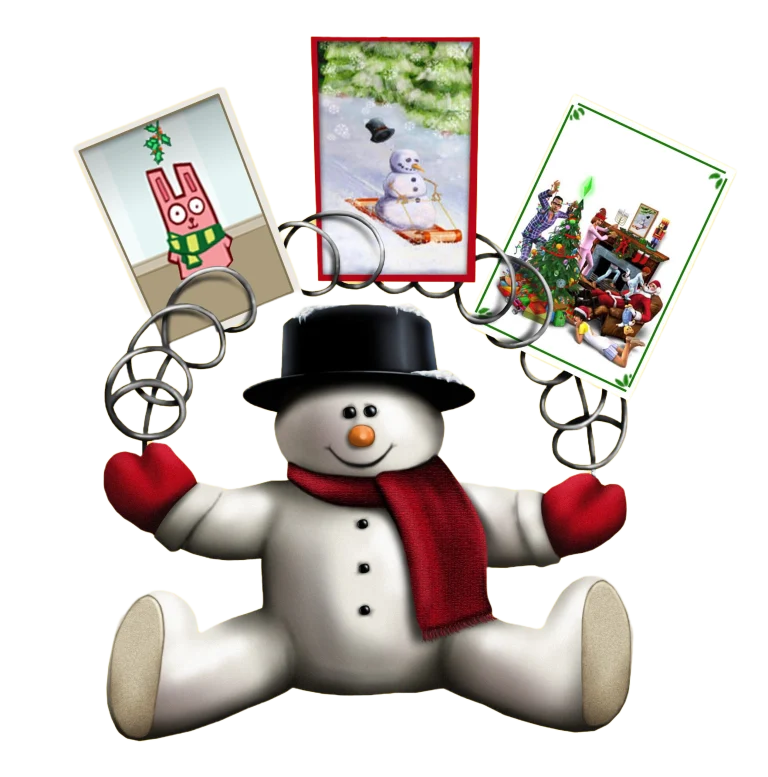 the-sims-2-happy-holiday-stuff-render-snowman-holiday-card-holder