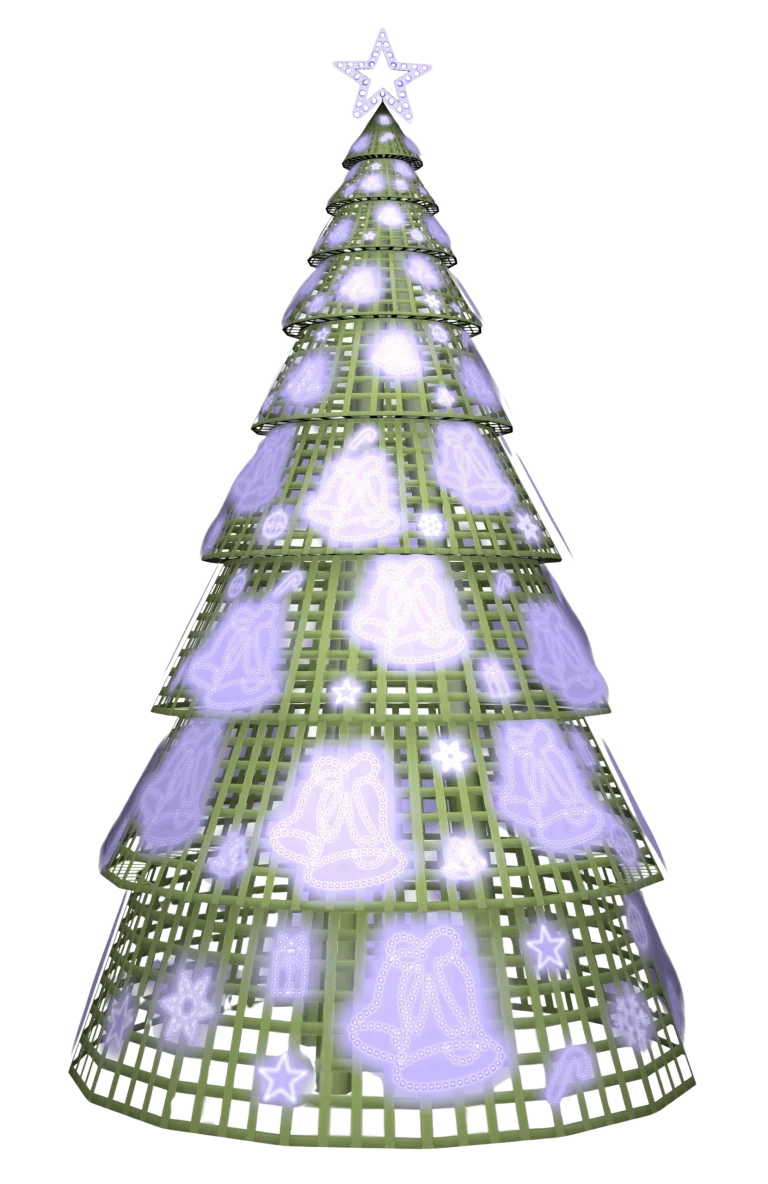 the-sims-2-happy-holiday-stuff-render-white-wire-christmas-tree-with-purple-ornaments