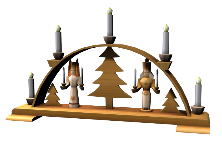 the-sims-2-happy-holiday-stuff-render-wooden-holiday-candle-arch
