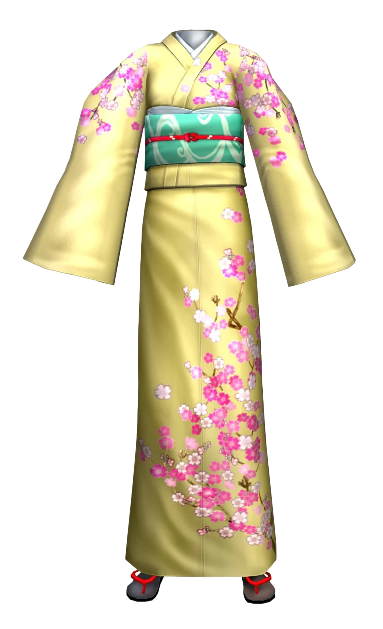 the-sims-2-happy-holiday-stuff-render-yellow-floral-kimono-outfit