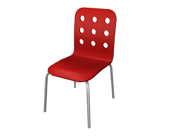 the-sims-2-ikea-home-stuff-render-red-perforated-dining-chair