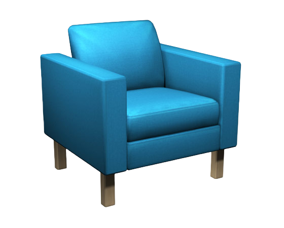 the-sims-2-ikea-home-stuff-render-turquoise-modern-armchair