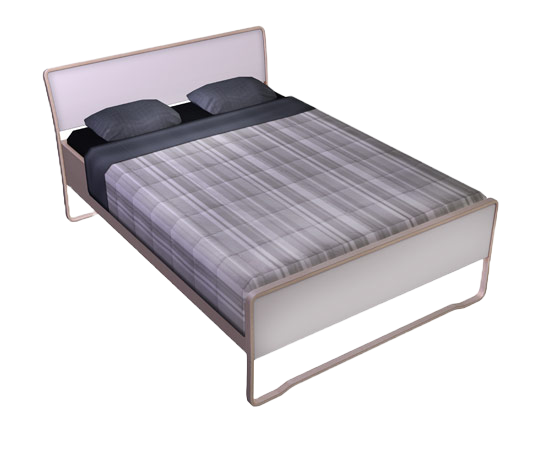 the-sims-2-ikea-home-stuff-render-white-metal-frame-double-bed-with-striped-bedding