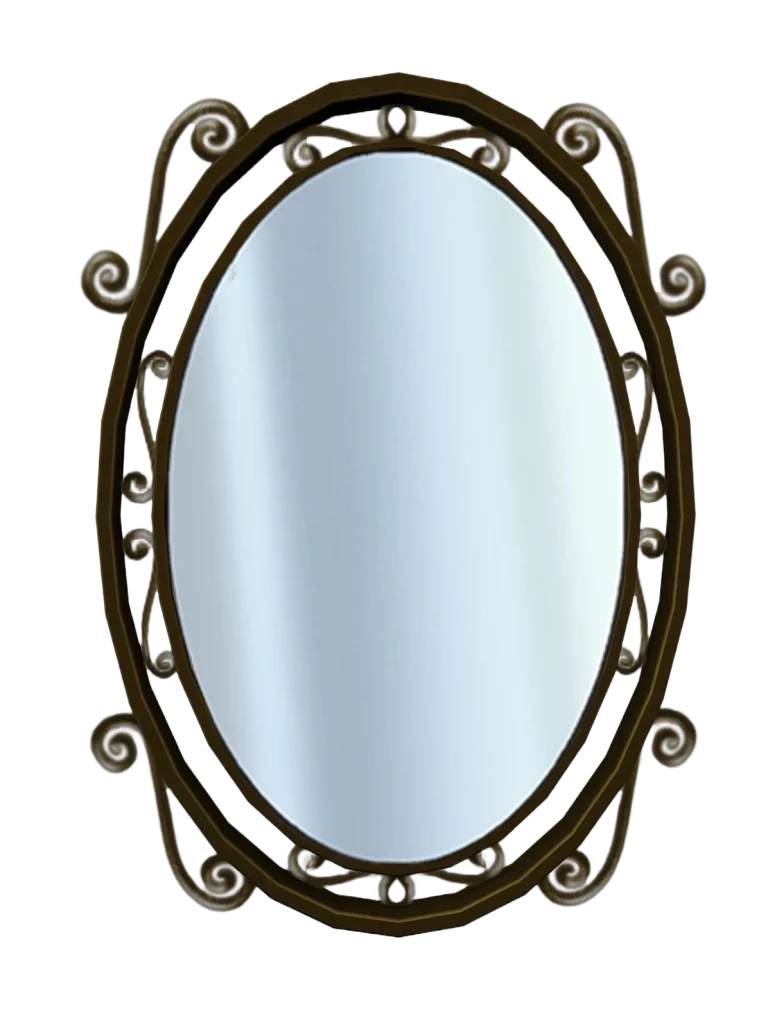 the-sims-2-kitchen-and-bath-interior-design-render-ornate-oval-wall-mirror