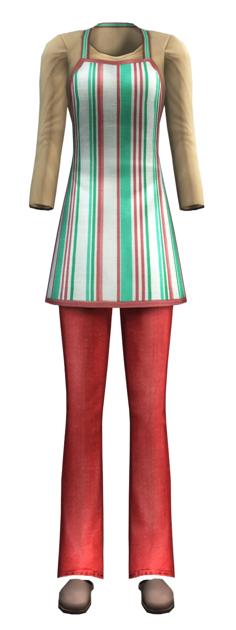 the-sims-2-kitchen-and-bath-interior-design-render-striped-nightshirt-and-red-pants