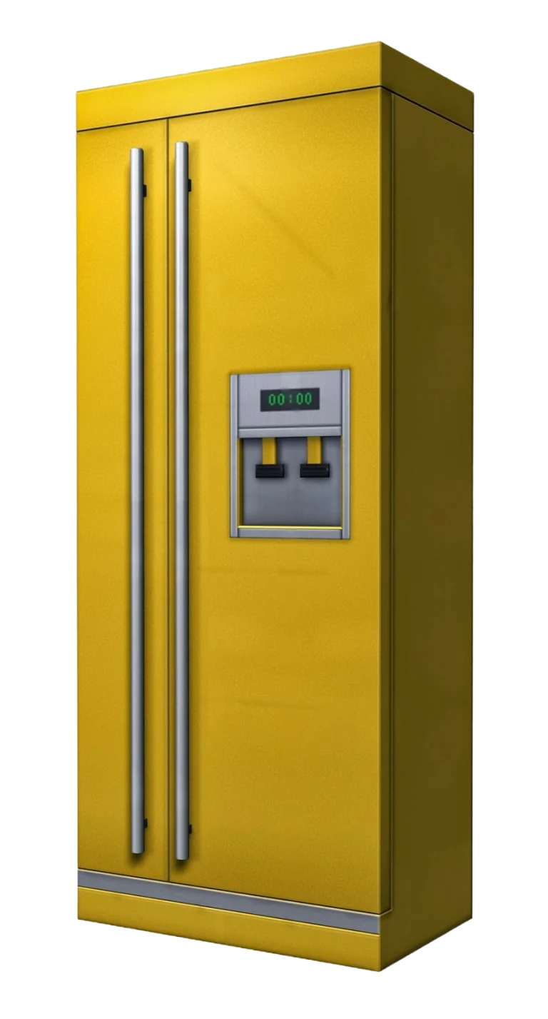 the-sims-2-kitchen-and-bath-interior-design-render-yellow-double-door-refrigerator