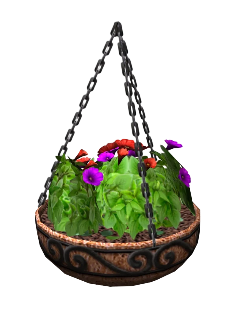 the-sims-2-mansion-and-garden-stuff-render-hanging-flower-basket