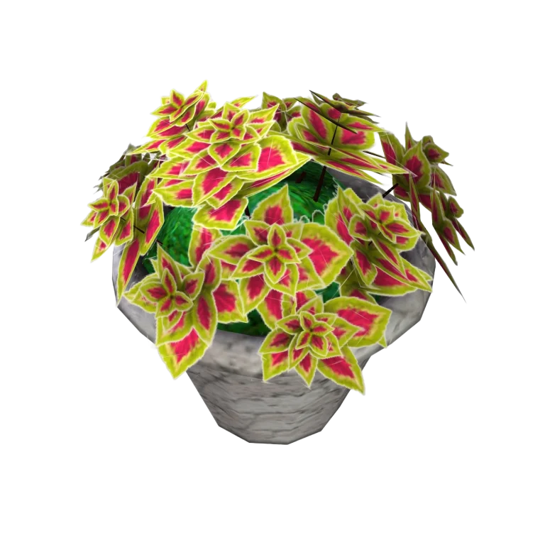 the-sims-2-mansion-and-garden-stuff-render-potted-coleus-plant