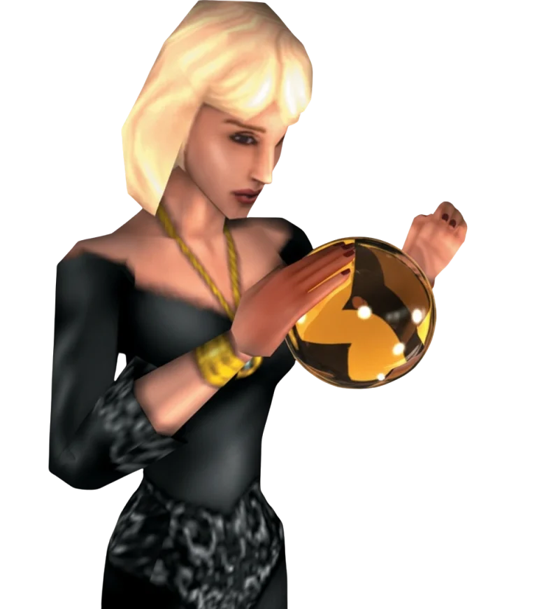 the-sims-livin-large-render-blonde-woman-gazing-into-crystal-ball