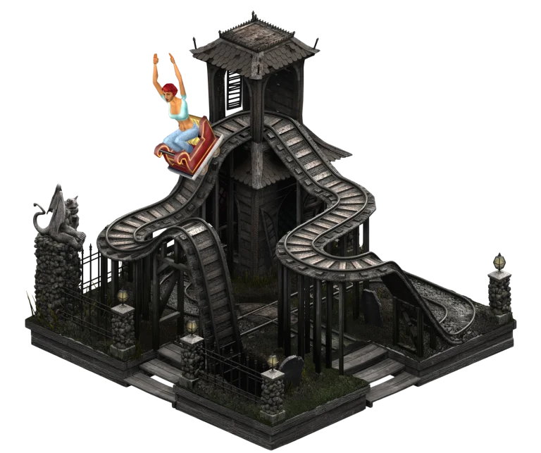 the-sims-makin-magic-render-haunted-house-ride-attraction