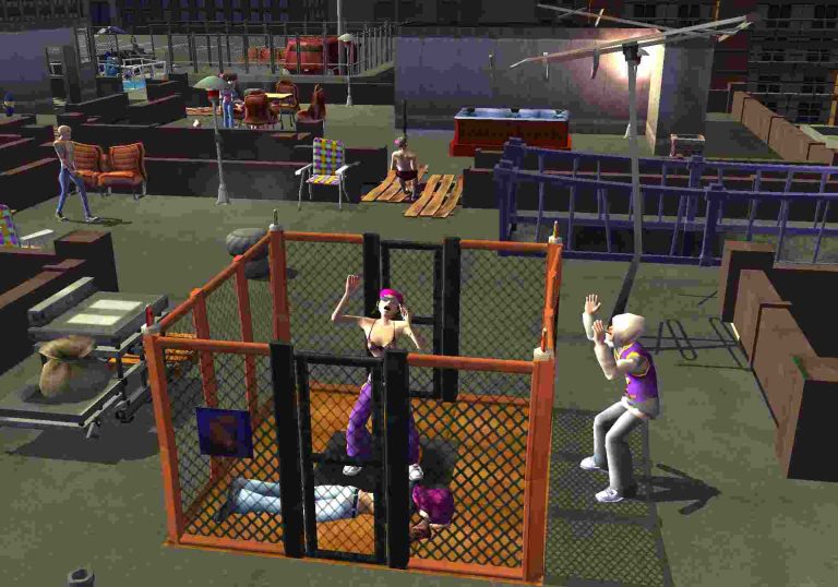 the-urbz-sims-in-the-city-console-screenshot-fightcage3
