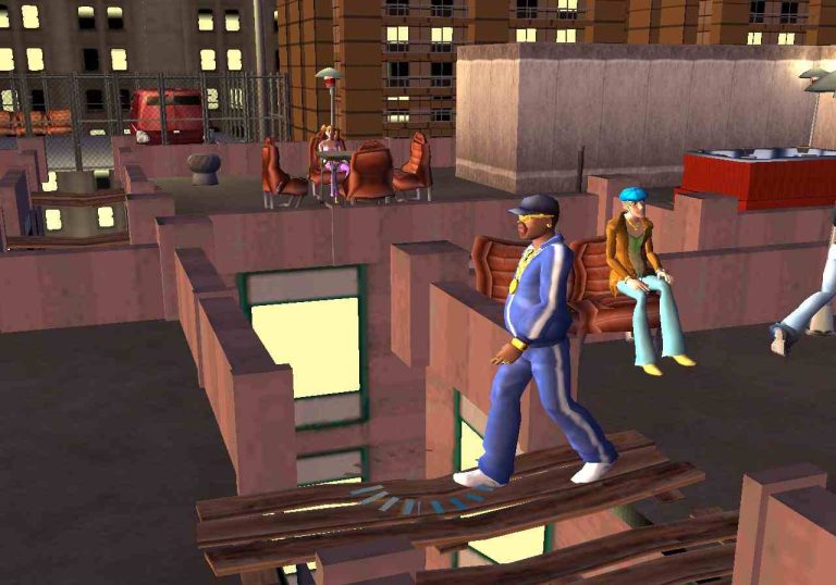 the-urbz-sims-in-the-city-console-screenshot-roof-darius